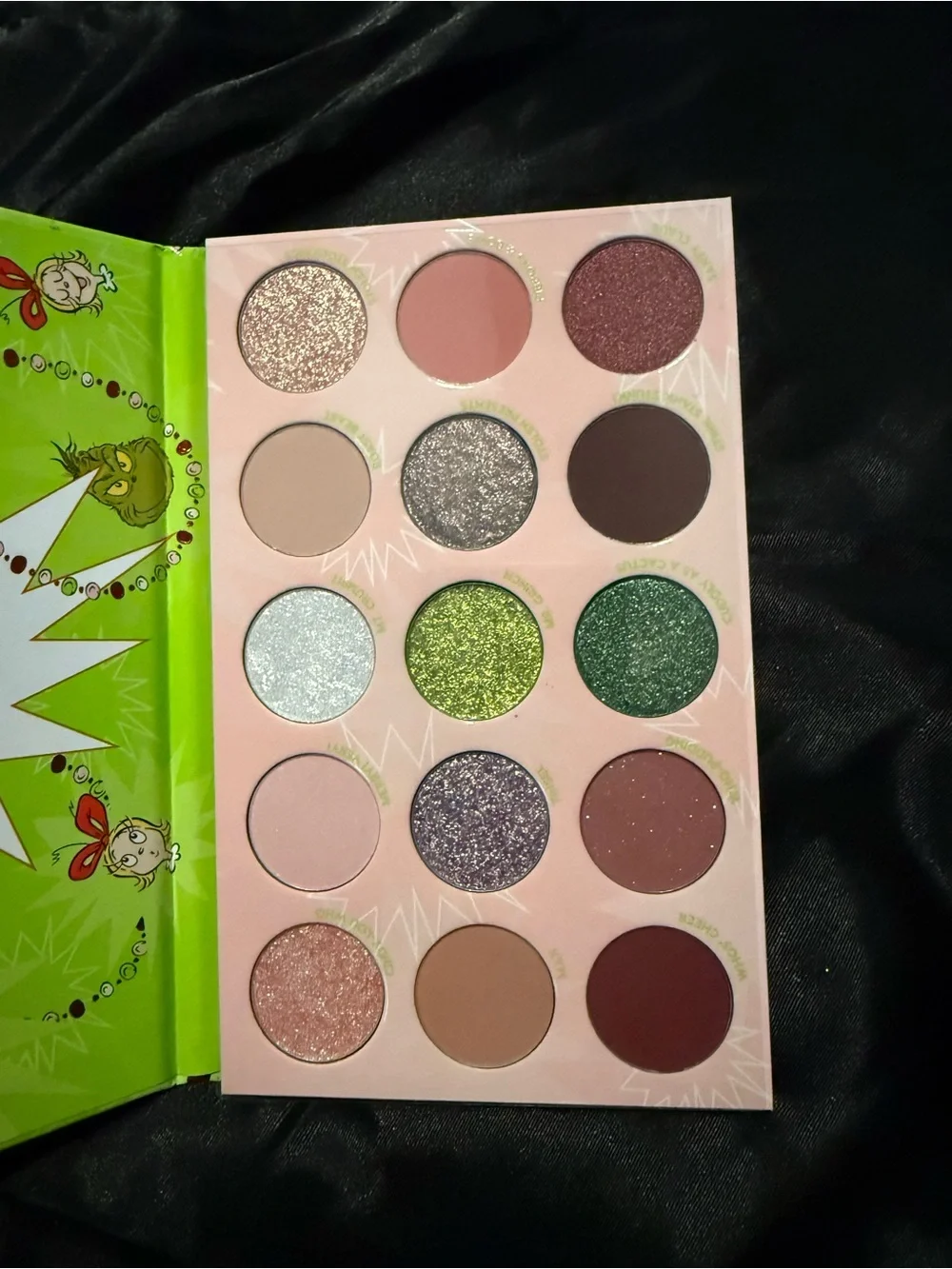 Grinch Eyeshadow Palette